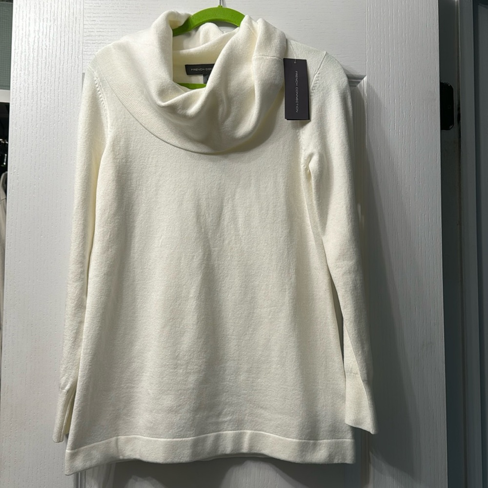 NWT French Connection Babysoft cowl neck sweater